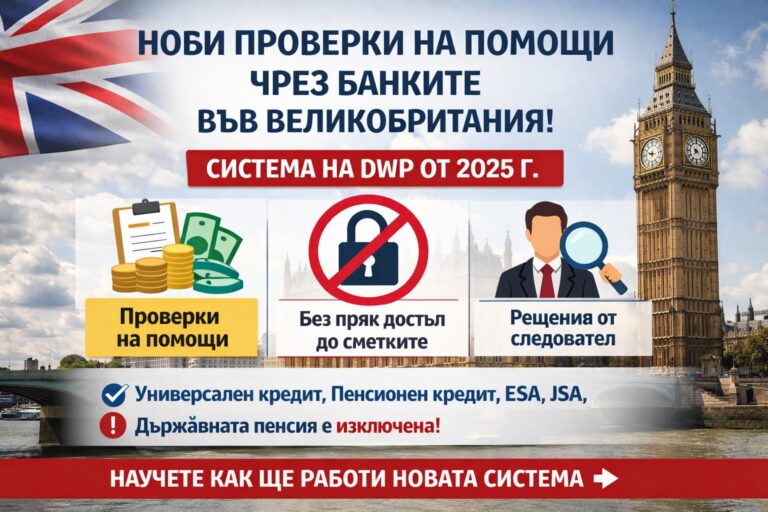 Нови проверки на помощите чрез банките във Великобритания